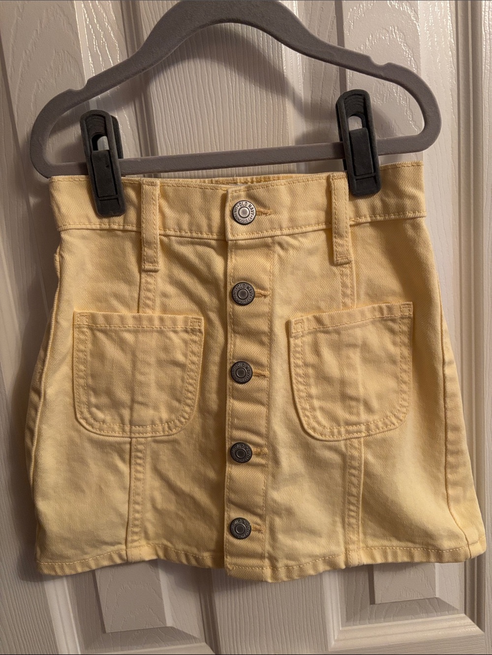 Old Navy Yellow Button-Front Girls' Skirt